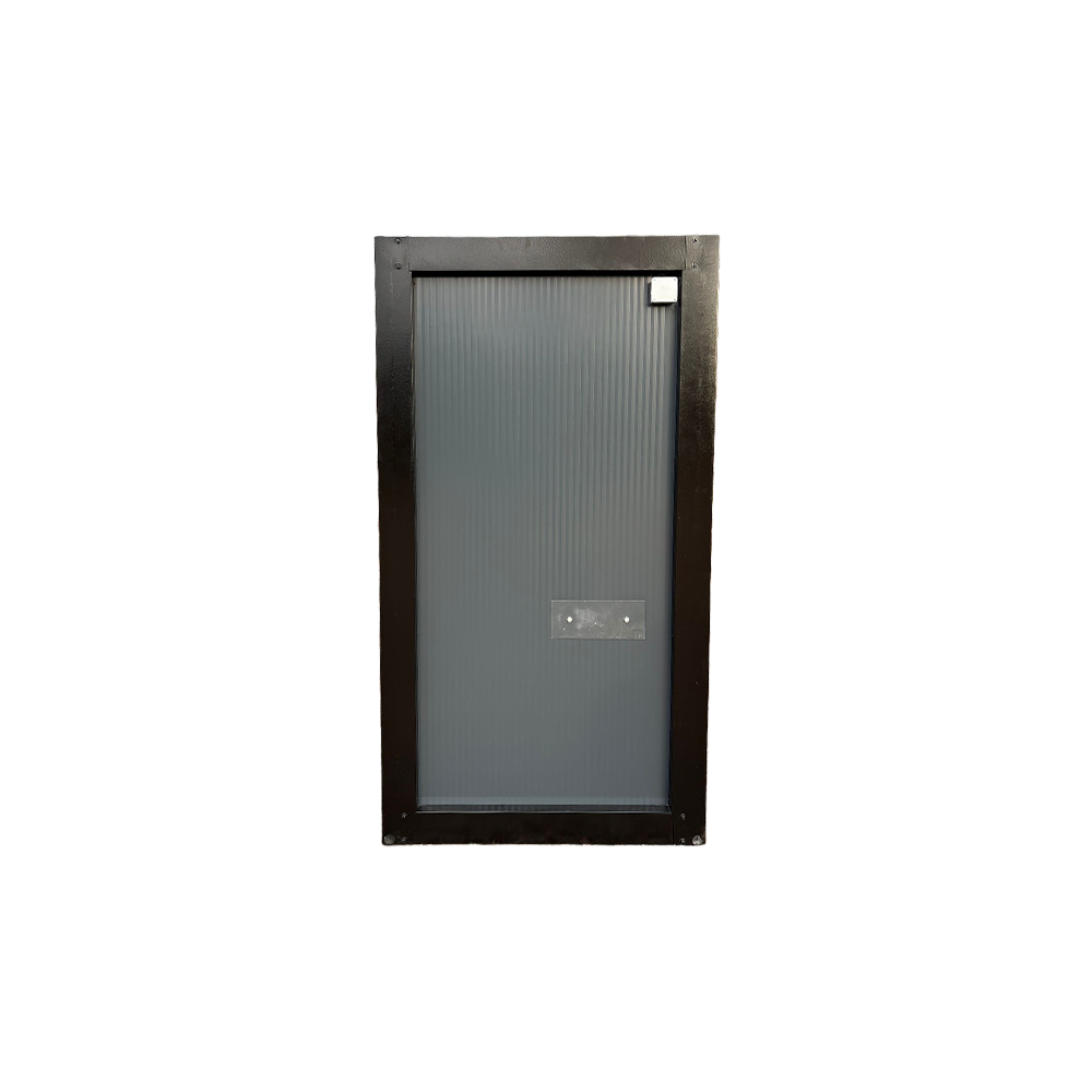 Lasdoos van een toilet- en doucheunit.