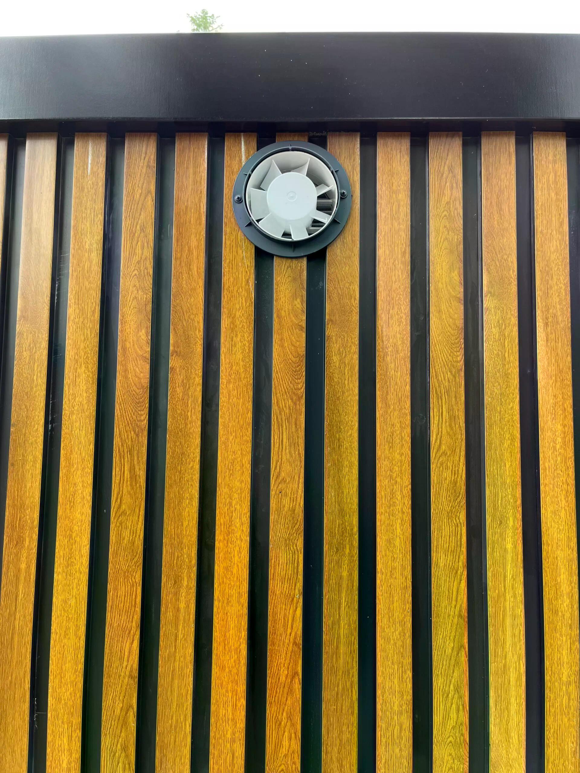 Dual portable shower unit electrical ventilation