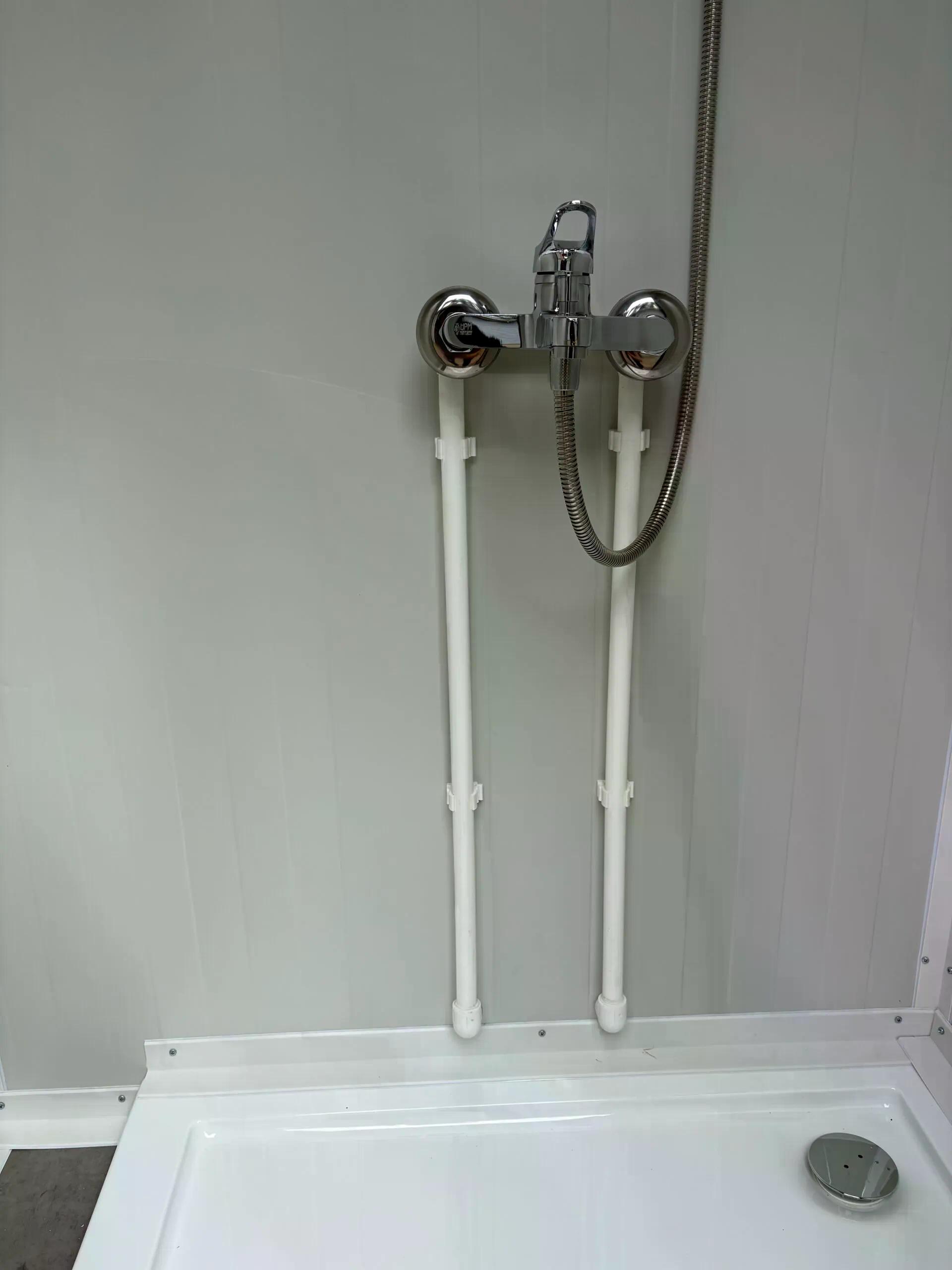 Dual portable shower unit mixer tap