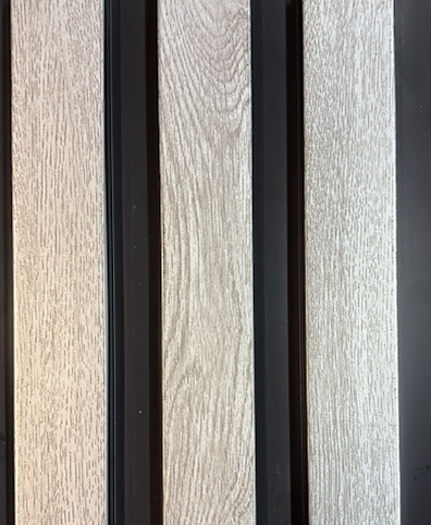 Silver PVC wood look